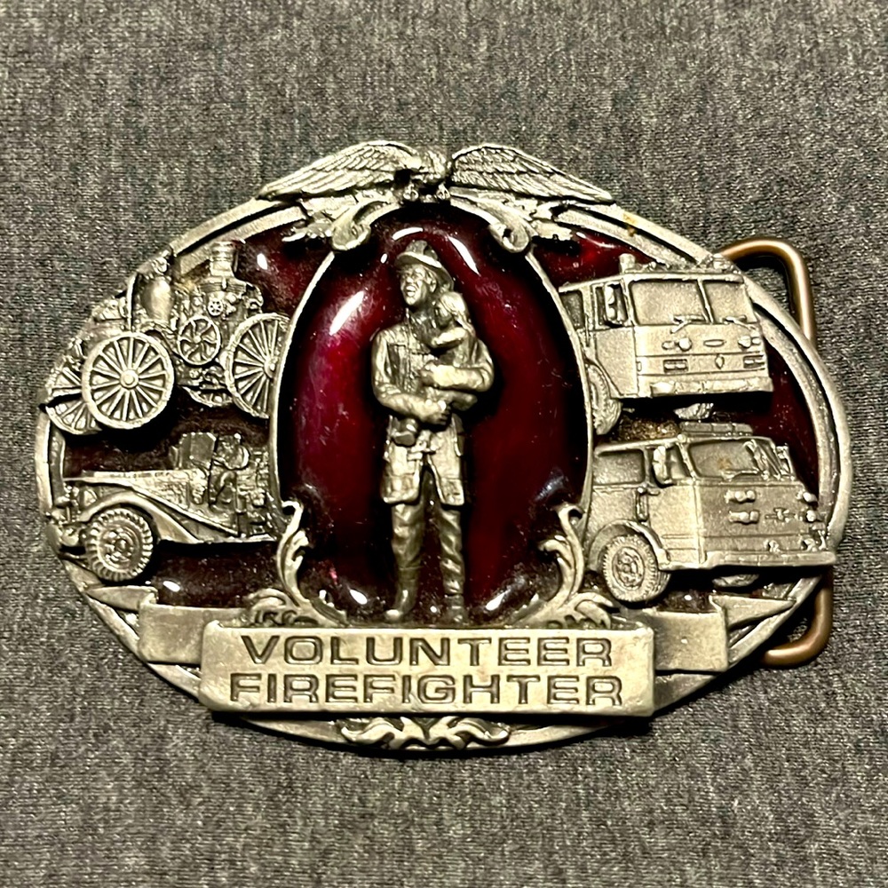 Volunteer Firefighter Belt Buckle